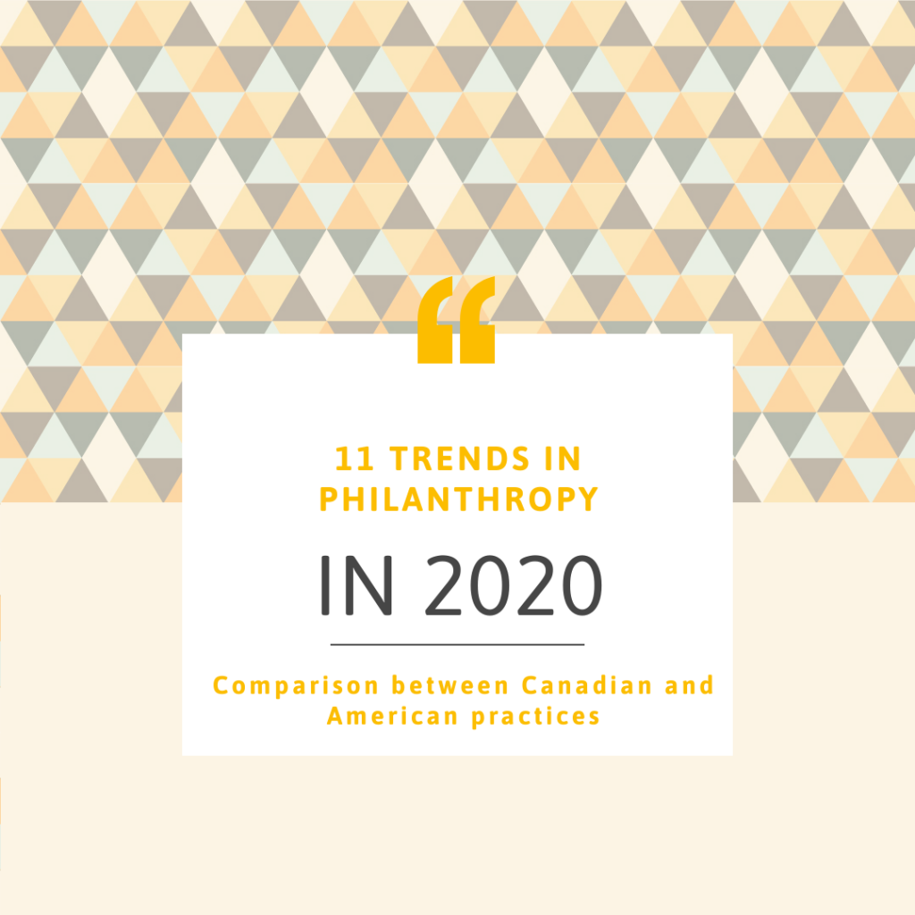 Eleven trends in philanthropy for 2020 in Canada