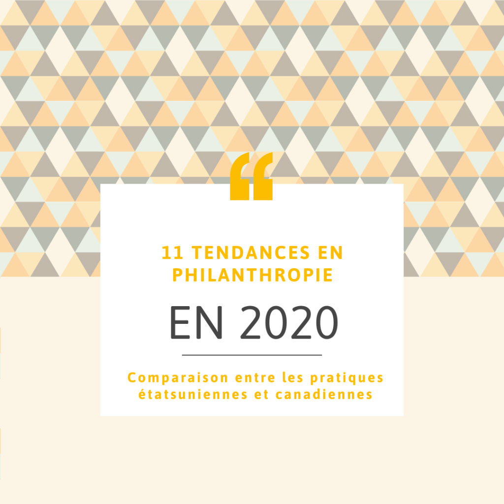 Onze tendances philanthropie en 2020 Canada