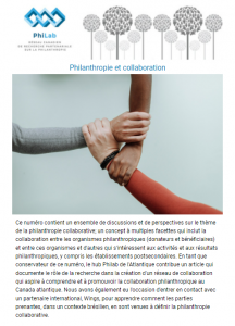 Philanthropie et Collaboration